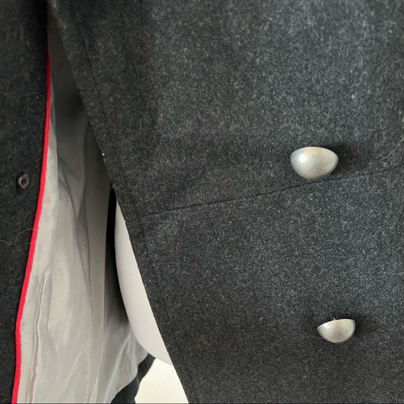 Seven7 Charcoal Gray Double Breasted Pea Coat - Picture 4 of 8